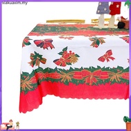150cm*180cm Christmas Table Cloth Rectangle 6 Seater 8 Seater Rectangle Table Cover Cotton Dust Proo