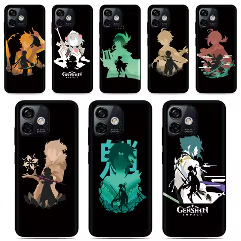 Anime Genshin Impact Cover For ZTE Blade V70 V60 V50 Design 5G V9 V10 V30 V40 Vita V2020 V41 Smart N