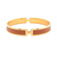 【二手】愛馬仕 HERMES 手鐲 Olympe GP（鍍金）皮革 Olympe 手鐲 女士二手 A