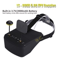 LS-800D FPV Goggles 5 Inch 854*480 5.8G 40CH / Build-in 3.7V 2000mAh Battery XJ370