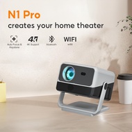 N1 Pro Home Theater Projector, Fully Enclosed Optical Engine to Prevent Dust, Auto Focus & Keystone,