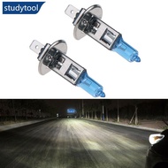 STUDYTOOL 2PCS H1 12V 100W Halogen White 6000k Head Light Lamp Globes Bulbs Fog Car Bulbs O9X4