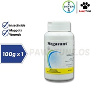 Bayer Negasunt Powder 100g Dog/Cat/Goat/Camel/Cattle/Buffalo/Sheep (Insecticide/Maggots Wounds/Luka)