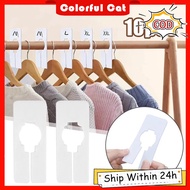 10Pcs Wardrobe Divider White Rectangular Clothes Size Divider Wardrobe Divider Mark Card