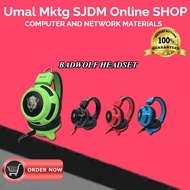 BADWOLF V8 GREEN/BLACK/RED/BLUE HEADSET