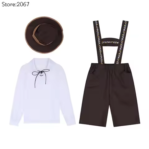 German Bavarian Oktoberfest Beer Boys Costume Cosplay for Boys Costumes for the People's Stage Play 