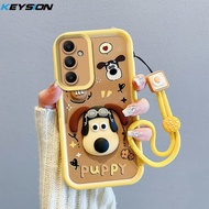 Keysion Ốp chống sốc cho Samsung A17 5G Với Dây Buộc silicon mềm Dễ Thương 3D búp bê hoạt hình lưng