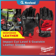 Milwaukee Glove / Impact Cut Level 5 Goatskin Leather Gloves (48-22-8780C/8781C/8782C)