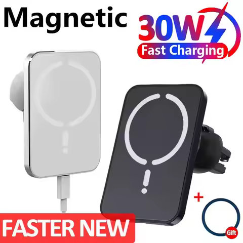 Magnetic Car Wireless Charger For Magsafe iPhone 12 13 14 15 16 Pro Max Air Vent Car Phone Holder St