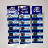 【จัดส่งในพื้นที่ในประเทศไทย】original Sony รุ่น CR2032 CR2016 CR2025 3V Lithium Button Battery BR2032