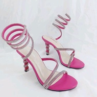 Javeline LALISA 8cm Wrap Heels High Heels/ High Heel/ Heel/ Wedding Heels/ Party Heels/ Graduation H