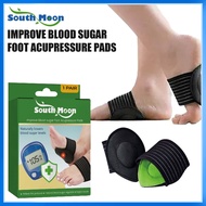 South Moon Improve Blood Sugar Foot Acupressure Pads Foot Nail Massage Mat Food Health Care Relief Feet Leg Pain Physical Fatigue Sleeping Blood Circulation Regulate Body Health Reflexology Pad Magnetic Therapy Massage Insoles