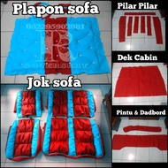 Mitsubishi L300 Fullset Cover Sarung jok + Plapon + Cabin + Dortrim + Pilar Pilar + Stir DLL / Lapis