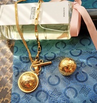 中古美品 真CELINE 凱旋門鎖骨鏈頸鏈項鍊 鑰匙扣掛件掛飾 送紙袋