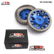 1Pair / Unit EPMAN - BLOX  2Pcs Aluminum Upgrade Engine Cam Gear Pulley For Mitsubishi 4G15/4G13 Cam Gears (Blue) EP-CG4