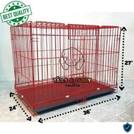 COD XXXL (3XL) DOG CAGE (Collapsible) Heavy Duty for LARGE BREEDS free pooptray