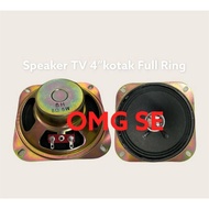 4" inch TV speaker box 8ohm 5 watt full Ring