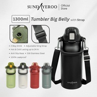 SUNDAYEROO Tumbler Botol Air Tahan Sejuk Hingga 24Jam 1300ML Stainless Steel 316 Anti Leaking Tumble