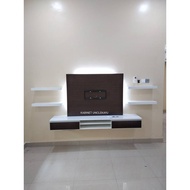 INSTALLMENT Wall mount modern floating tv cabinet / kabinet tv moden gantung (2736178225)