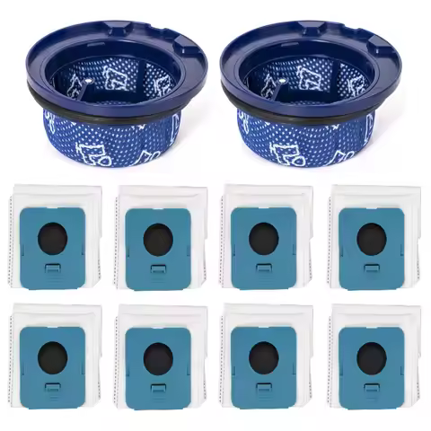 HEPA Filter & Bags For Samsung Bespoke Jet AI Cordless Stick Vacuum VS28C9762UK/AA, VS28C9760UG/AA, 