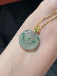 無扣頭價3000緬甸翡翠A貨平安扣