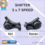 Promo shifter 7 speed right gear shifter folding bike minion mtb Kiri 3 speed 3x7 not shimano COD