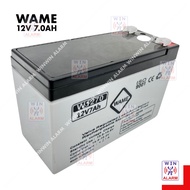 WAME 12V 7AH Rechargeable battery 12 7