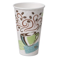 Dixie PerfecTouch 16 oz. Insulated Paper Hot Coffee Cup by GP PRO (Georgia-Pacific), Coffee Haze, 53