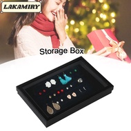 LAKAMIRY Earring Storage  Show  Container Portable Women Ring Box
