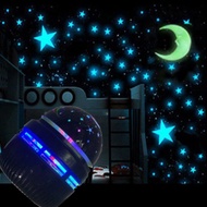 Rgb Moon Star LED Projector Night Light Moon Night Light Star Children's Room Lamp