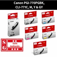 Canon Ink Cartridge PGI770PGBK CLI771 BK C M Y GY PGI770XL PGBK CLI771XL BK C M Y GY PGI-770 CLI-771
