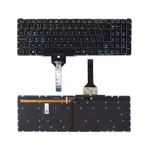S+LA Laptop Keyboard For Acer Nitro 5 AN515-56 AN515-57 AN517-53 AN517-54 Backlit