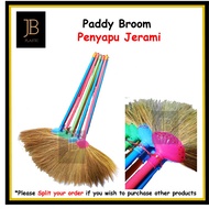 Colorful PVC Straw Sweeper Handle Large PVC Stalk Sweeper paddy Broom Sweeper