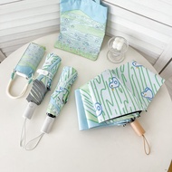 automatic umbrella knirps umbrella Fresh Style Duck and Duck Sunny Umbrella Dual-purpose Fillet Auto