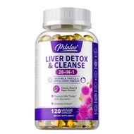 28-in-1 Liver Cleanse Detox Repair - ด้วยมิลค์ทิสเซิลคุณภาพเยี่ยม (ซิลิมาริน 80%) สารสกัดจากอาร์ติโช