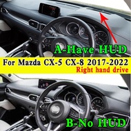 For 17-21 Mazda CX-5 CX-8 Dashmat Anti-Slip Dash Mat Dashboard Cover Instrument Panel Sunscreen Pad