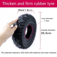 10 inches High Quality 4.10/3.50-4 Inner Outer Tyre 410/350-4 Pneumatic Wheel Tire for Electric Scooter, Trolley