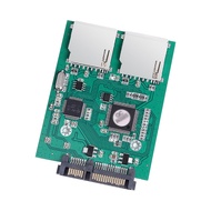 (RZUF) SATA SD Card Adapter 2.5 Inch Digital Conversion Adapter 15PIN+7PIN SD Card Converter Support