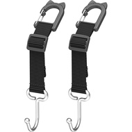 Headrest Hooks for Car, Car Seat Hooks, Car Bag Hooks, Adjustable Heavy Duty Metal Utility Seat Hook