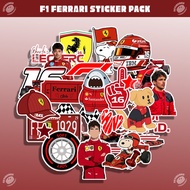 26pcs F1 FERRARI Sticker Pack | F1 ferrari aesthetic stickers