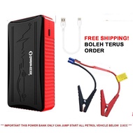 ( FREE SHIPPING +1-2 hari dapat ) Car & Phone Power Bank 6000Mah Multi Function Starter Jumper