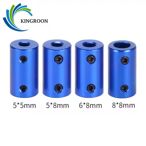 Aluminum Flexible Coupling Bore 5mm 8mm 3D Printer Parts Blue Flexible Shaft Coupler Screw Stepper M