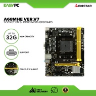 Biostar A68MHE Ver.V7 Socket Fm2+ Ddr3 Motherboard, AMD A68H Chipset, AMD FM2+ A-series APU.