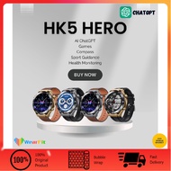 HK5 HERO Smart Watch AMOLED Screen AI ChatGPT Multifunctional Women Men Sport Watch Android IOS Wearfit Pro