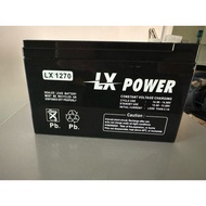 LX POWER 12V 7AH Rechargeable Backup Battery - Autogate / Alarm