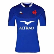 The French rugby clothing 19-20 France home chicken served Frances rugby jersey