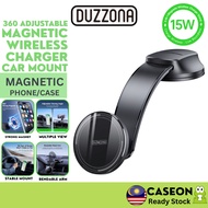 DUZZONA V3 Magnetic Wireless 360 Adjustable Car Charging Charger Mount 15W Safe Fast Charge Mount fo