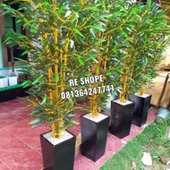 Pohon Bambu Plastik Bunga Hias Terlaris