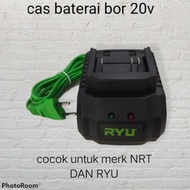 Charger bor ryu 20v original, cas bor cordless ryu 20v