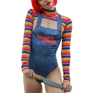 Halloween Costume For Women Chucky Doll Clothes Set Each